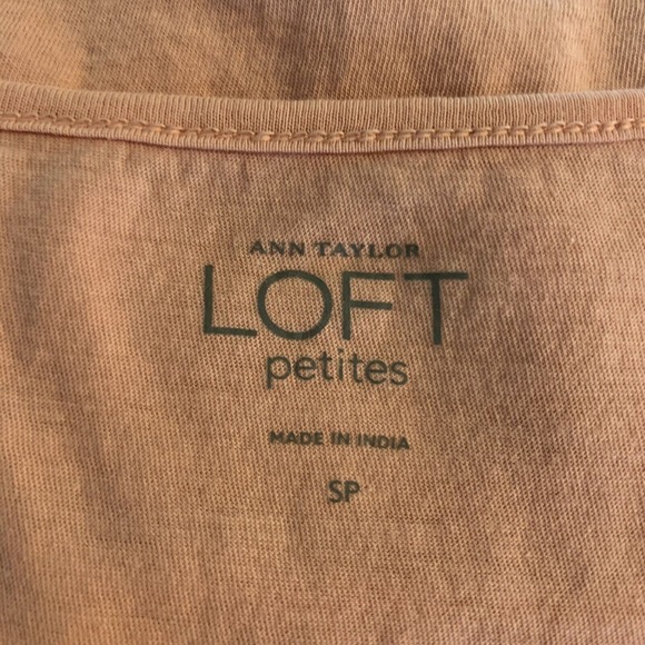 Loft Petites - Ruffled Tank Blouse - Size SP - Pink - Picture 7 of 7